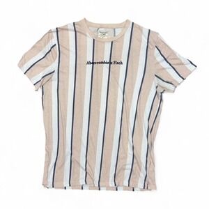 Vintage Abercrombie & Fitch‎ Men's Striped Relaxed Fit T Shirt